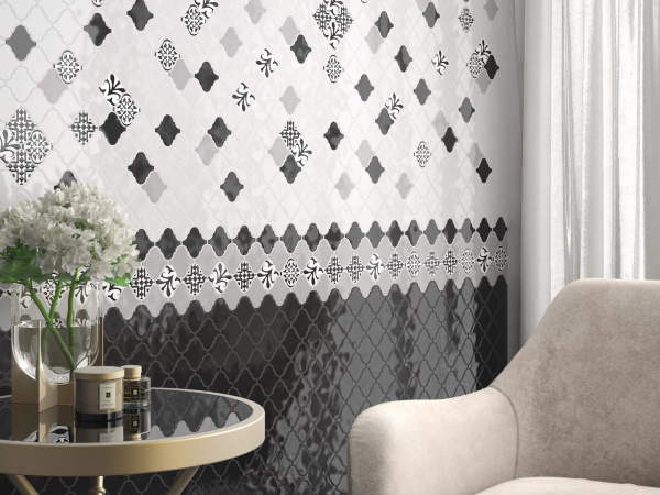 Декор Kerama Marazzi Арабески глянц орнамент 6,5x6,5, OS\A33\65000