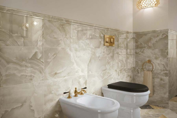 Мозаика настенная Atlas Concorde Supernova Onyx Ivory Chiffon Brick Mosaic 30,5х30,5х0,85