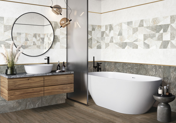Керамическая плитка настенная Alma Ceramica Лэнд / Land 300*900, TWU3090LAN07R
