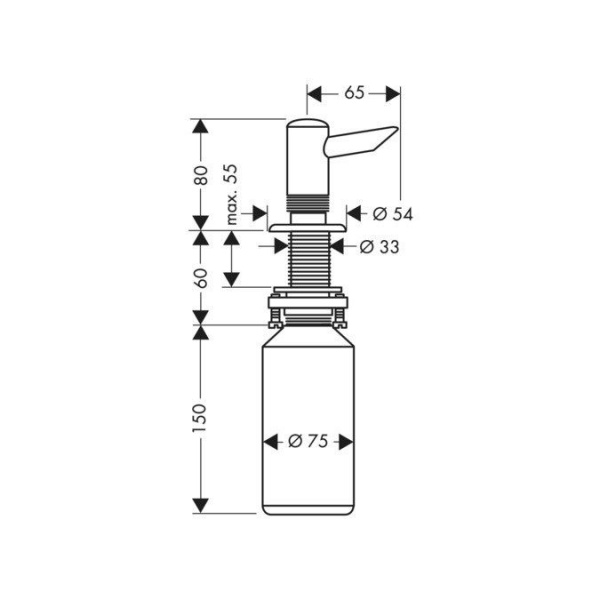 Диспенсер для моющего средства Hansgrohe, 40418000