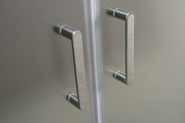 Душевая дверь BelBagno (1700-2000)x1900, прозрачное стекло, хромированный профиль,  UNIQUE-BF-2-170/