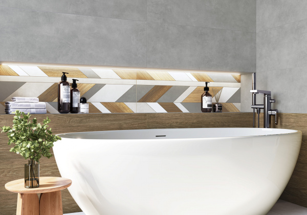 Керамическая плитка настенная Alma Ceramica Мурал / Mural 300*900, TWU3090MUR70R
