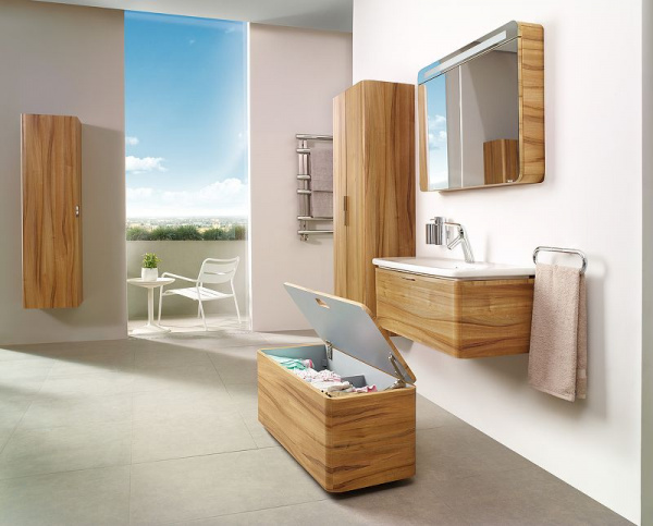 Подкатная тумба Vitra Nest Trendy 80, натуральная древесина, 56181