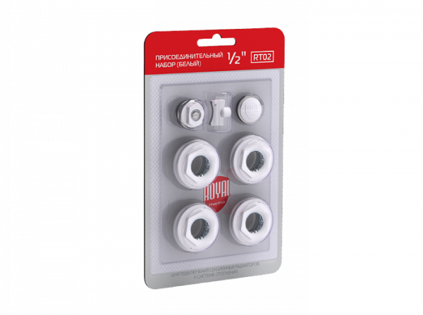 Набор присоединительный Royal Thermo 1/2'' white, RT02.1