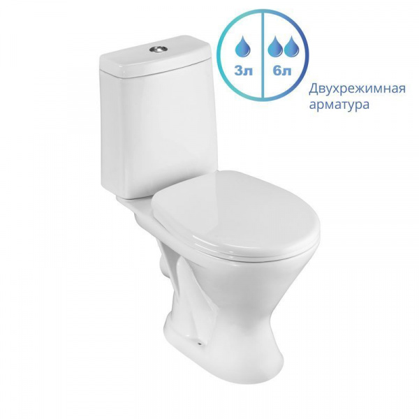 Унитаз-компакт Santeri Грация, 1.P210.3.S00.00B.F