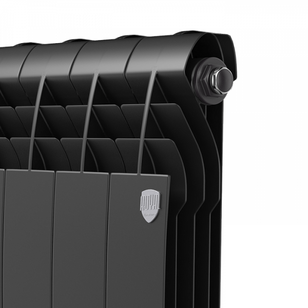 Радиатор биметаллический Royal Thermo BiLiner 350 /Noir Sable - 10 секций, черный графитовый, RTBNS3