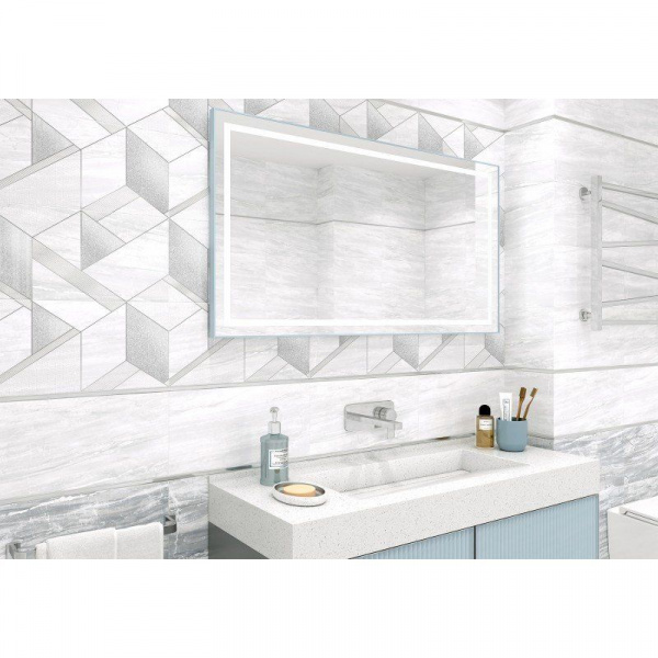 Керамическая плитка настенная AltaCera Интерни серый / Interni Grey 250*500*9, WT9INR15