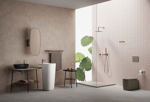 Смеситель для раковины Vitra Origin, медный, A4255526