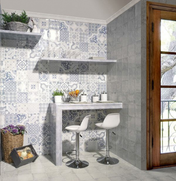 Керамическая плитка напольная Mainzu Antiqua Pav  Milano Blanco 20х20