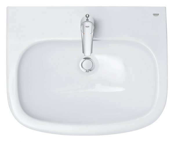 Раковина Grohe Euro Ceramic, 55 см, подвесная, полукруглая, альпин/белый, 39336000