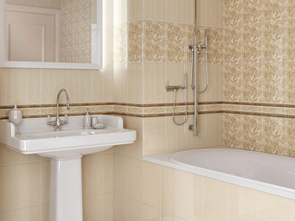 Плитка керамическая настенная Kerama Marazzi Муза беж полоски 20x30, 8312
