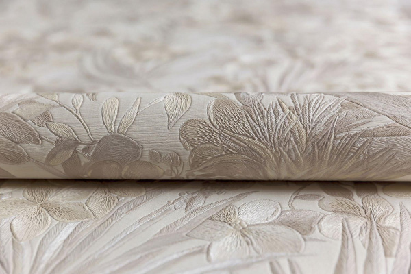 Обои виниловые Kerama Marazzi Джангл мотив, бежевый, KM5902