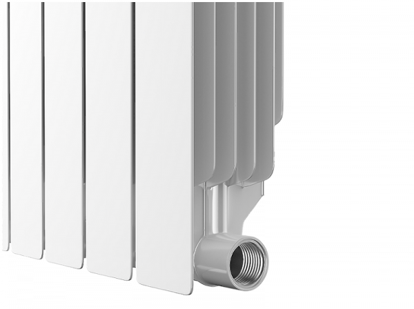 Радиатор биметаллический Royal Thermo Indigo Super+ 500 - 12 секций, белый, RTISN50012