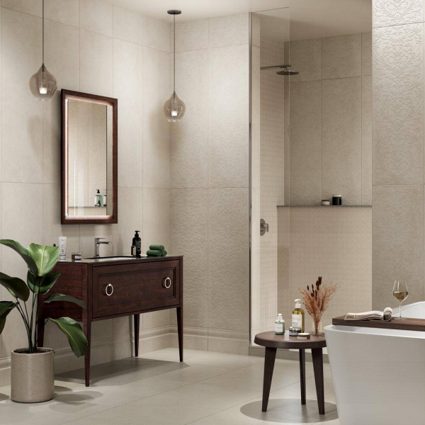 Плинтус Kerama Marazzi Монсеррат бежевый светлый мат 20х40, FME012R