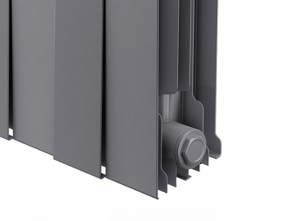 Радиатор биметаллический Royal Thermo PianoForte 300 /Silver Satin - 16 секций, серебристый, RTPSS30