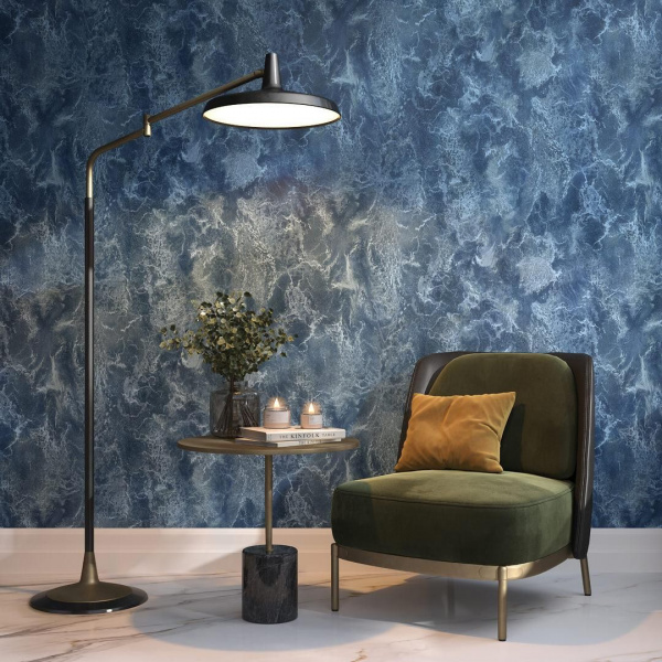 Обои виниловые Kerama Marazzi Азулежу мотив, бежево-фиолетовый, KM6503