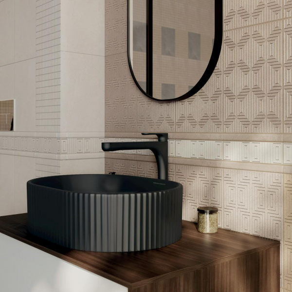Декор Kerama Marazzi Матрикс бежевый светлый 20х30, VT\D450\8345