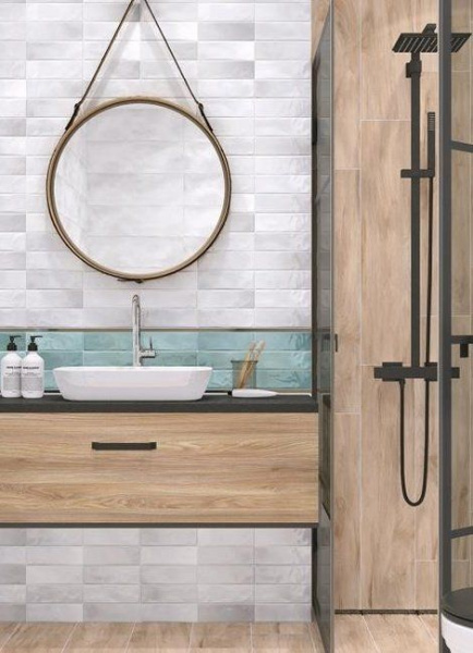 Керамическая плитка настенная Alma Ceramica рельефная Стайл / Style 200*600, TWU11STL101