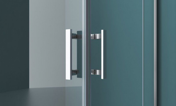 Душевая кабина BelBagno Kraft 120x100 прозрачное стекло, хром правый, KRAFT-AH-22-120/100-C-Cr-R