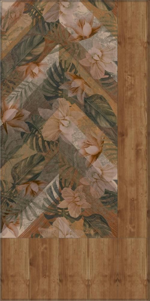 Керамогранит Kerama Marazzi 20*160 Гранд Вуд коричневый тёмный DD750100R