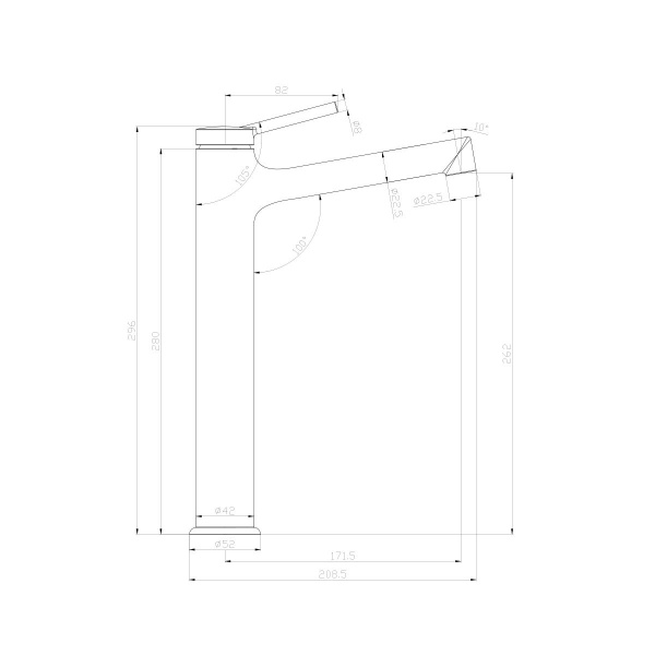 Смеситель для раковины Lemark Minima, LM3809C