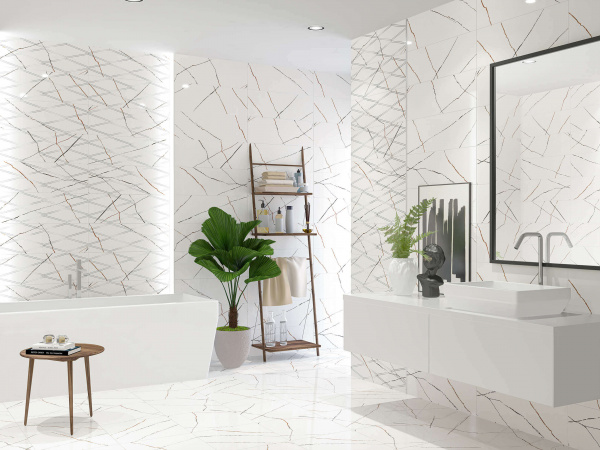 Керамическая плитка настенная Eletto Ceramica BIANCO COVELANO STRUTTURA 24,2*70, 508151101
