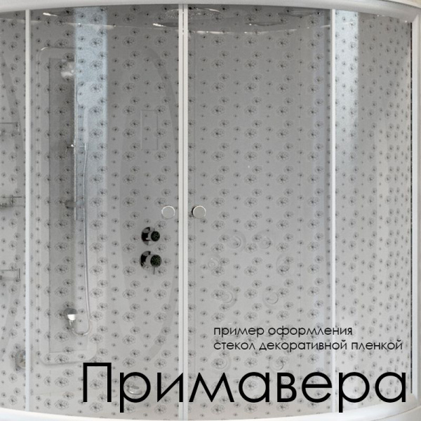 Декор на стекла душевого угла Radomir 100х110 прямоугольный, 1-64-0-0-0-123