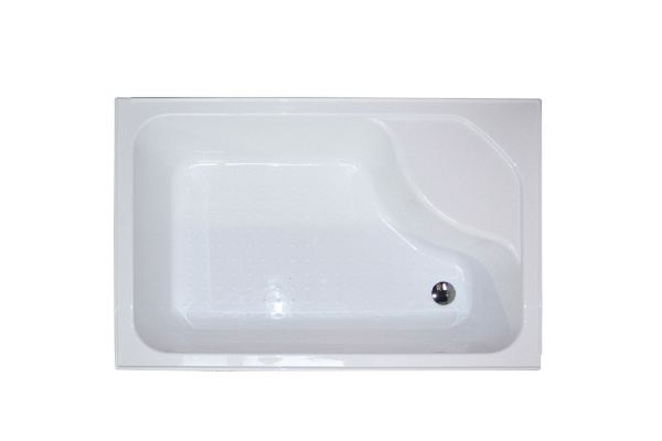 Душевая кабина Royal Bath 100х80х200, прозрачное стекло, хромированный профиль,  левый, RB 8100ВP-T-