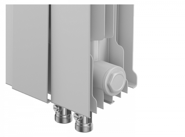 Радиатор биметаллический Royal Thermo PianoForte 300 /Bianco Traffico VDR - 12 секций, белый, RTPBTV