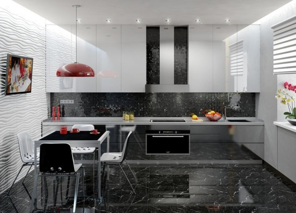 Мозаика Grasaro Classik Marble Glossy Black/Черный 272/m01 30х30 G-272/G/m01/30x30