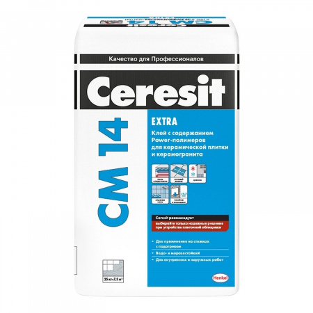 Клей для плитки Ceresit Extra CM 14/25 с доставкой LC