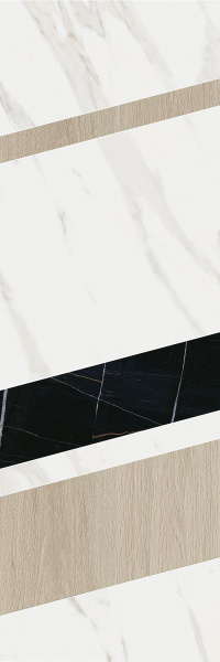 Декор Kerama Marazzi Бертран 1 микс 40x120, ID129