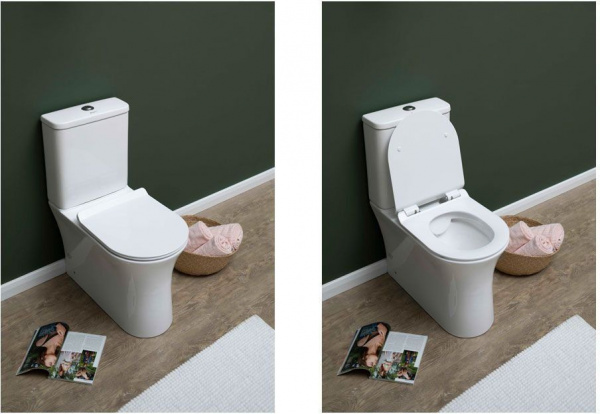 Чаша напольного унитаза Aquanet Rimless Roll-C CL-12249B