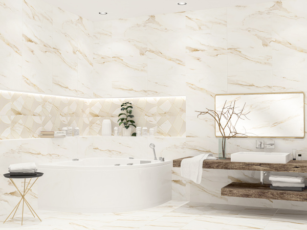 Декор Azori CALACATTA ROYAL GEOMETRIA 31,5*63 1с, 587912001