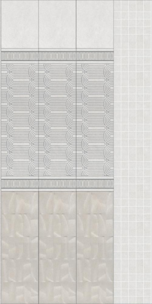 Бордюр Kerama Marazzi Милан Безана серый светлый 25x5,5x9, OP\A206\12136R