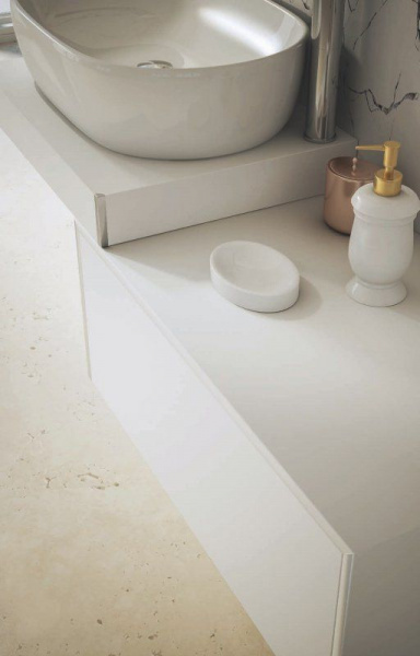 Консоль подвесная Cezares TAVOLONE 120x43x8, 41786 Bianco Opaco