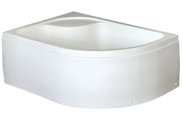 Душевая кабина Royal Bath 120х80х200, прозрачное стекло, белый профиль, левый, RB 8120BK-T-L