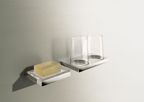 Держатель на два стакана Keuco Edition 11, хром, 11151019000