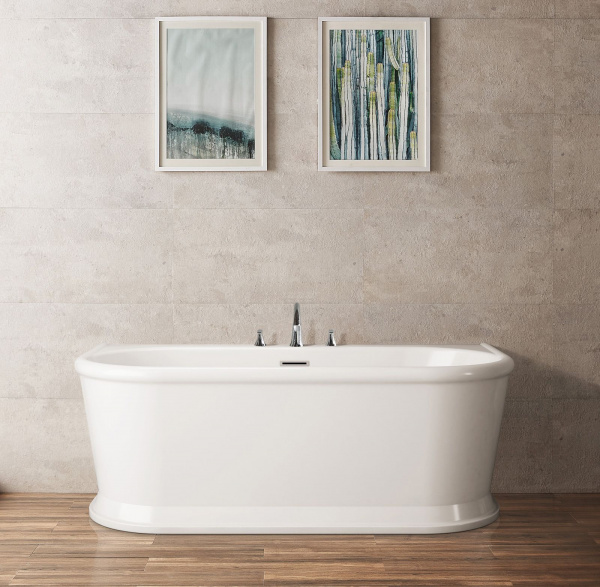 Ванна акриловая BelBagno 150*80 см, белая, BB408-1500-800
