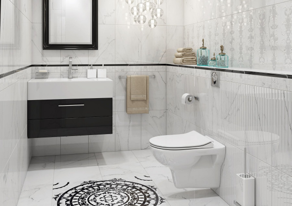 Керамогранит Cersanit Ориентал (Oriental) 42x42 белый, OE4R052