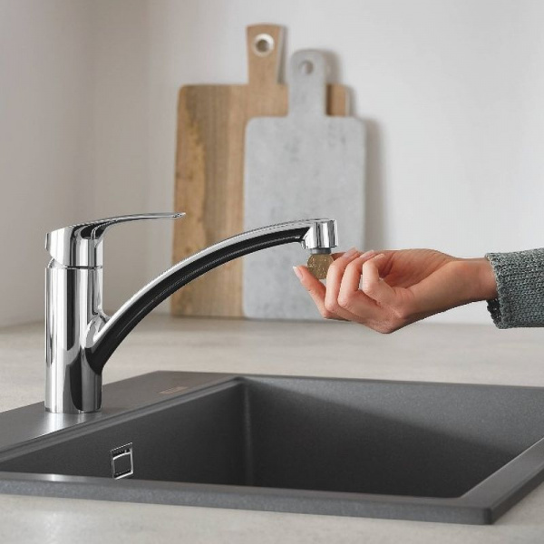 Смеситель для кухни Grohe Eurosmart, хром, 33281003