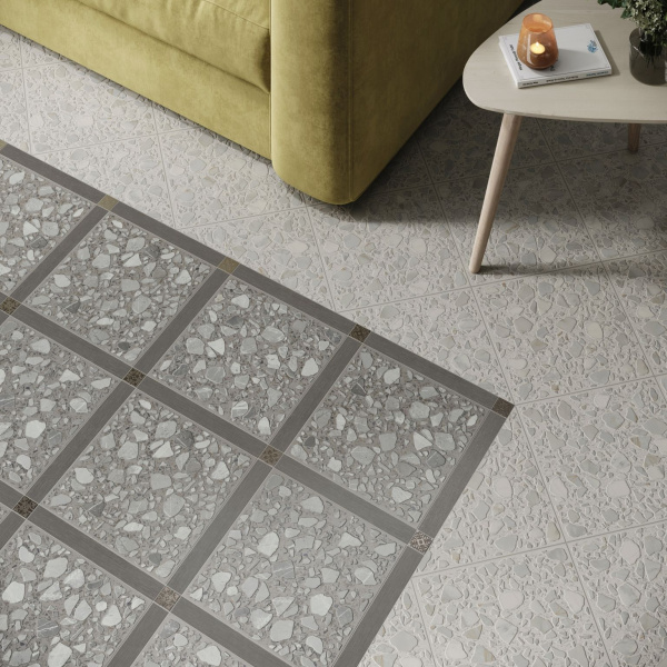 Бордюр Kerama Marazzi Кассетоне 30,2x3,5 серый мат, VT\C368\3278
