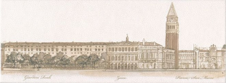 Декор Kerama Marazzi Сафьян 15х40 Панорама Venezia STG\A577\15061