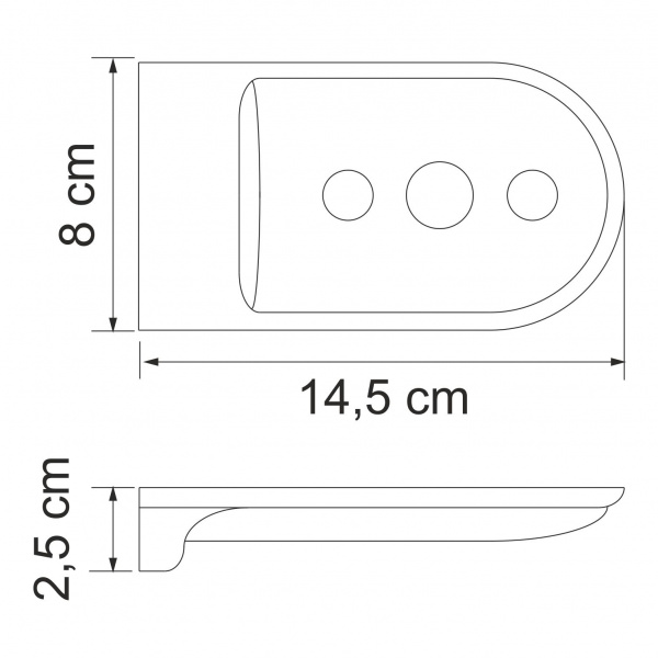Мыльница WasserKRAFT Kammel K-8300, K-8369