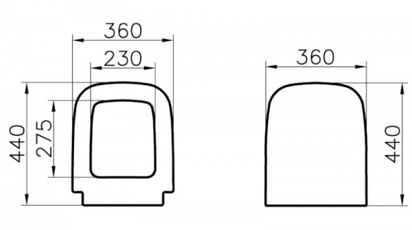 Сиденье для унитаза с микролифтом S20, цвет белый 77-003-009