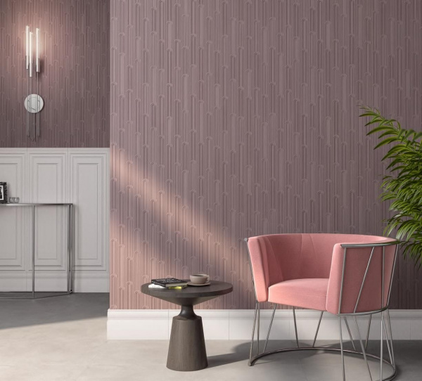 Обои виниловые Kerama Marazzi Арки мотив, зеленый, KM5303