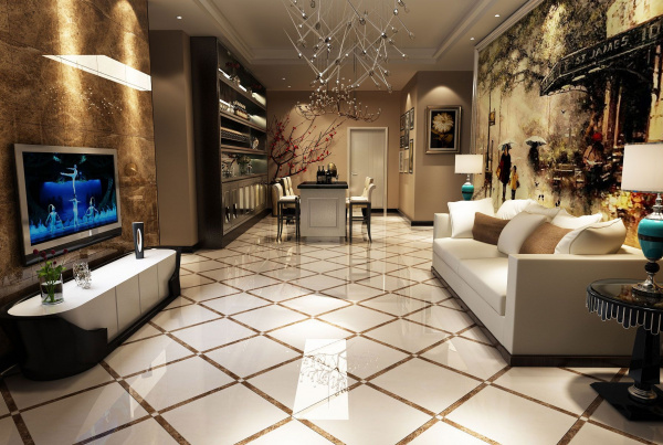 Керамическая плитка напольная Eurotile Ceramica KAMILA CALACATTA 49,5х49,5, 826 KMC1WT