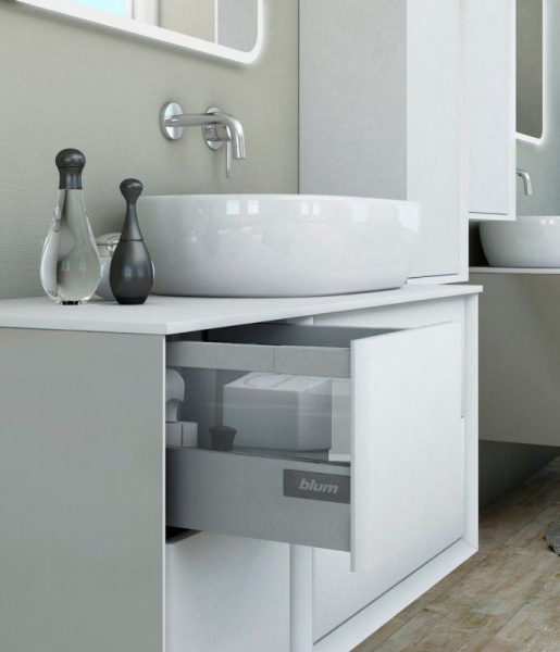 Столешница Cezares BELLAGIO 100 из искусственного мрамора 710x460, 50185 Bianco