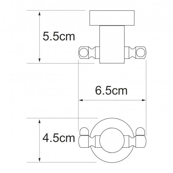 Крючок WasserKRAFT Donau K-9400, K-9423D
