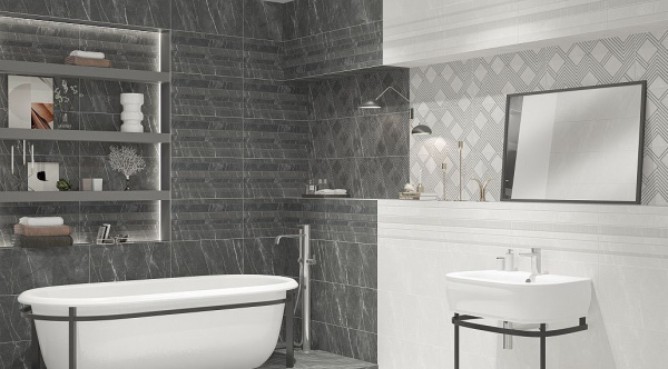 Керамическая плитка настенная Azori HYGGE GREY 31,5*63, 508251101